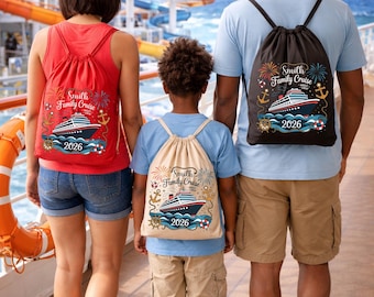 Personalized Cruise Bag with Family Name: Funny Summer Vacation Trip Gift