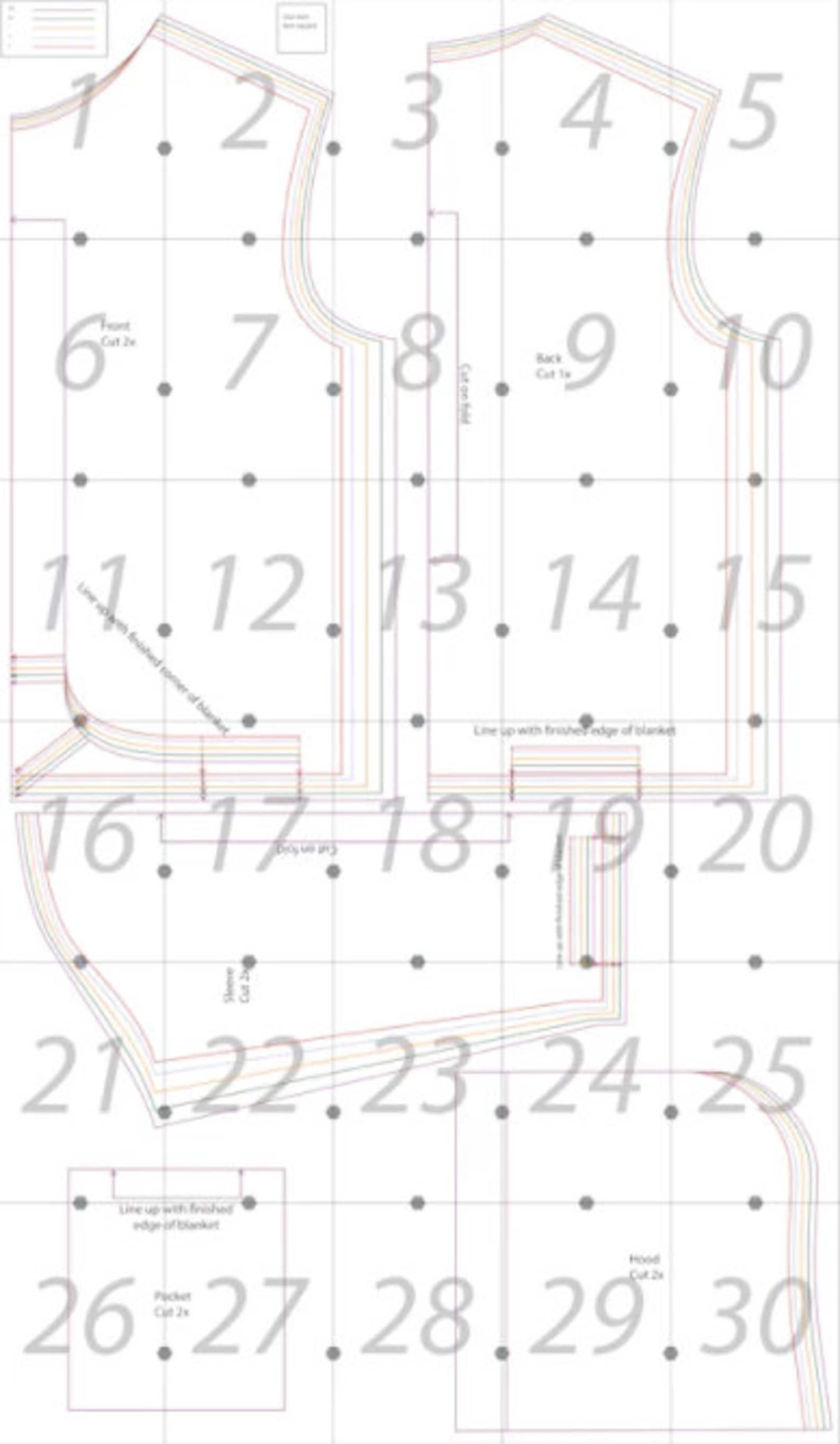 Quilt Jacket PDF Sewing Pattern Etsy