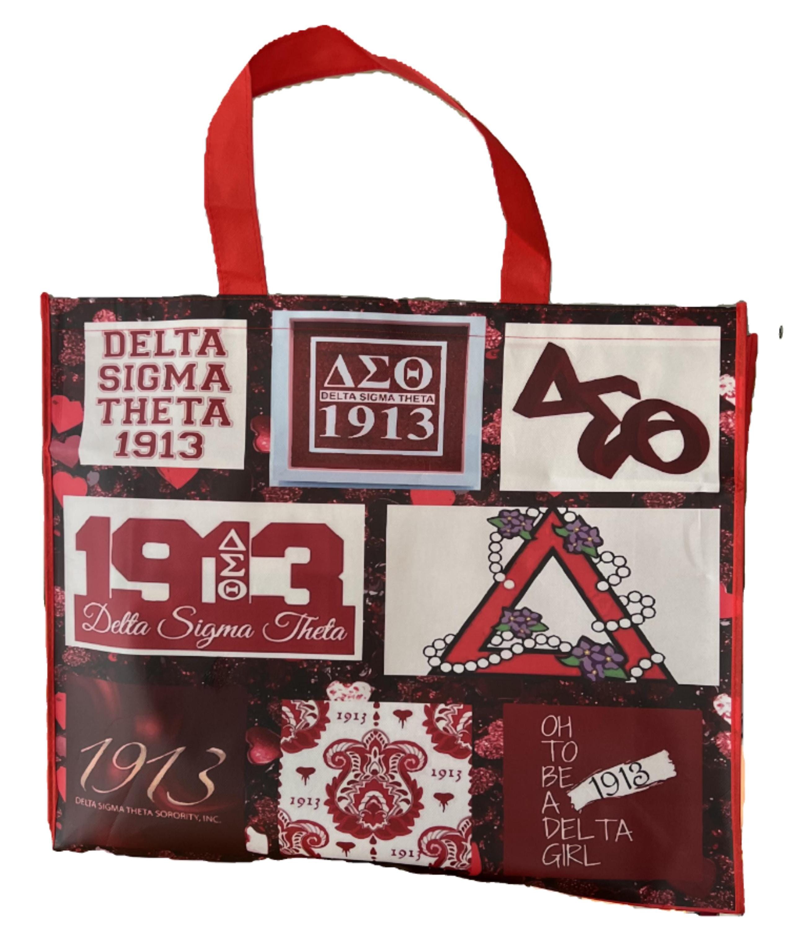 Delta Sigma Theta Reusable Shopping Bag – Perfect for Convention!