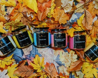 Soy Blend, High Fragrance Candle's with wood wicks