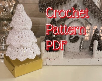 PATRÓN DE CROCHET PARA ÁRBOL DE NAVIDAD DE 3 NIVELES CON BOBBLE