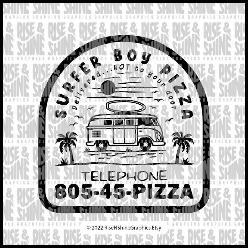 SVG ST Pizza Van Svg Png Tiff Eps Digital Download Etsy