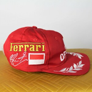 Vintage Ferrari Dekra Hat Cap Michael 
