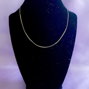 Gold Chain, 14K Yellow Gold Chain, Bismark Chain, 16in Gold Chain