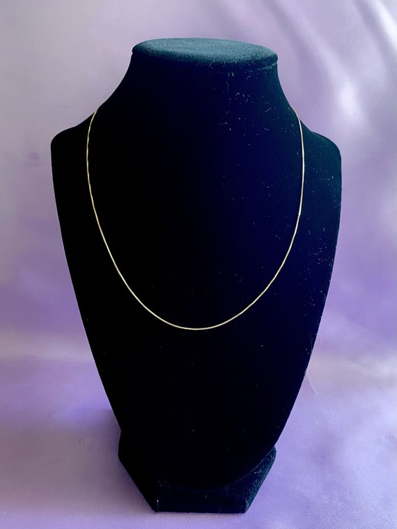Gold Snake Chain, 14K Yellow Gold Snake Chain Neck