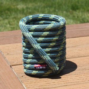 Upcycled Climbing Rope Can Cozy - No Handle | Handmade Eco-Friendly Gift for Climbers, Hikers, and Outdoor Lovers