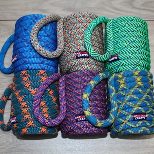 Upcycled Climbing Rope Can Cozy | Handmade Eco-Friendly Gift for Climbers, Hikers, and Outdoor Lovers