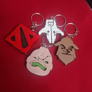Dota inspired keychains