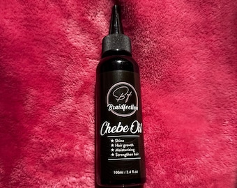 Aceite de Chebe súper potente / Tratamiento natural para el crecimiento del cabello y la alopecia