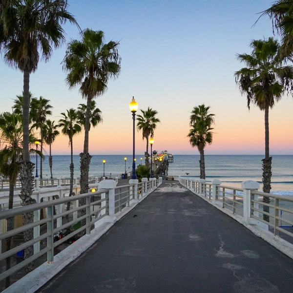 Sunset Pier Digital Download 4x6, 5x7, 8x10