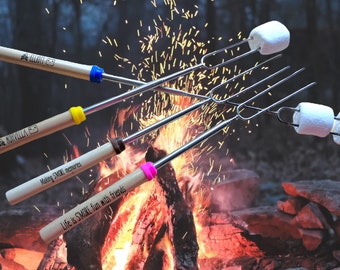 Engraved S'mores Sticks