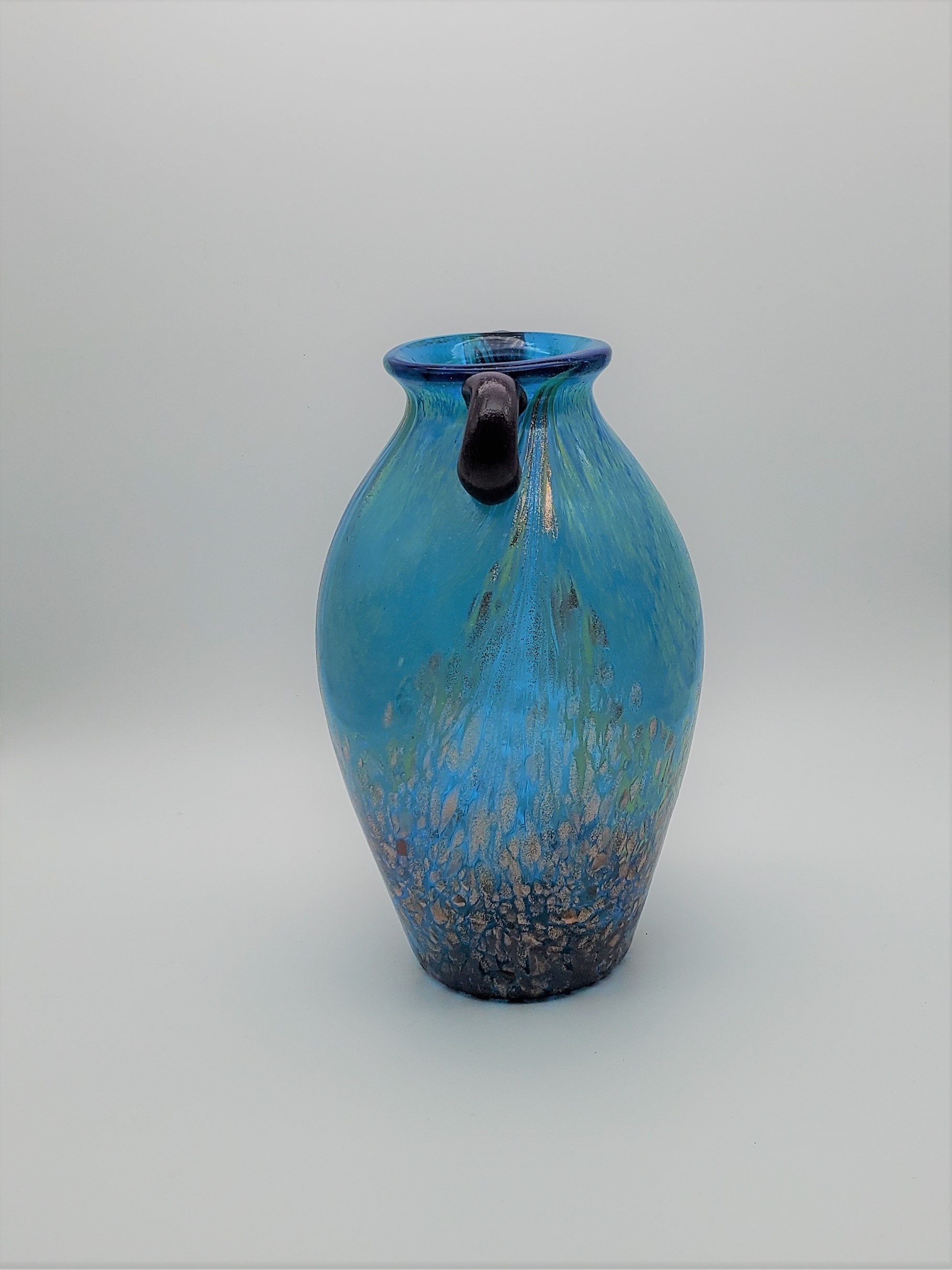 Dale Tiffany Amphora Favrile Studio Art Glass Vase Wedding Etsy