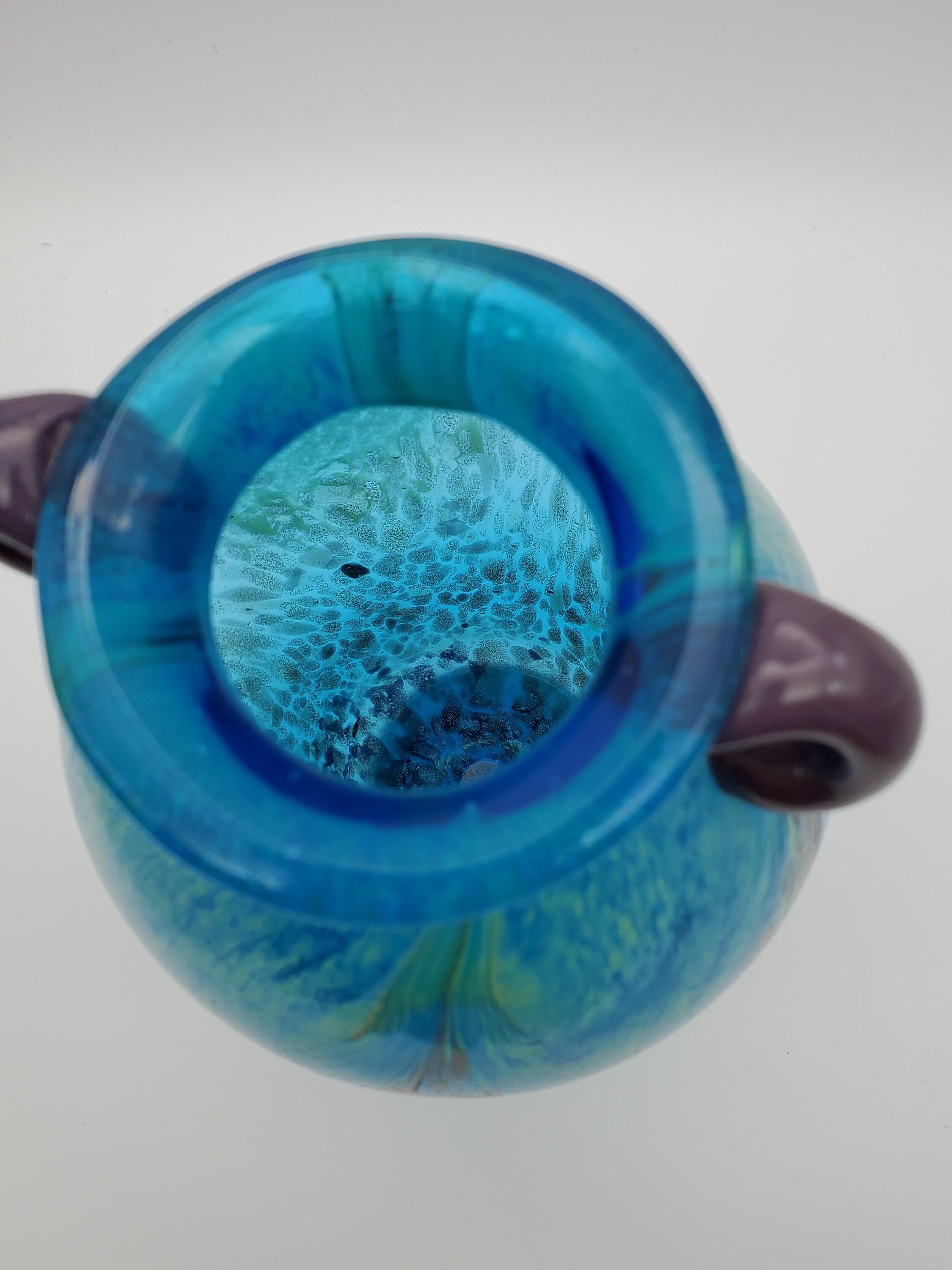 Dale Tiffany Amphora Favrile Studio Art Glass Vase Wedding Etsy