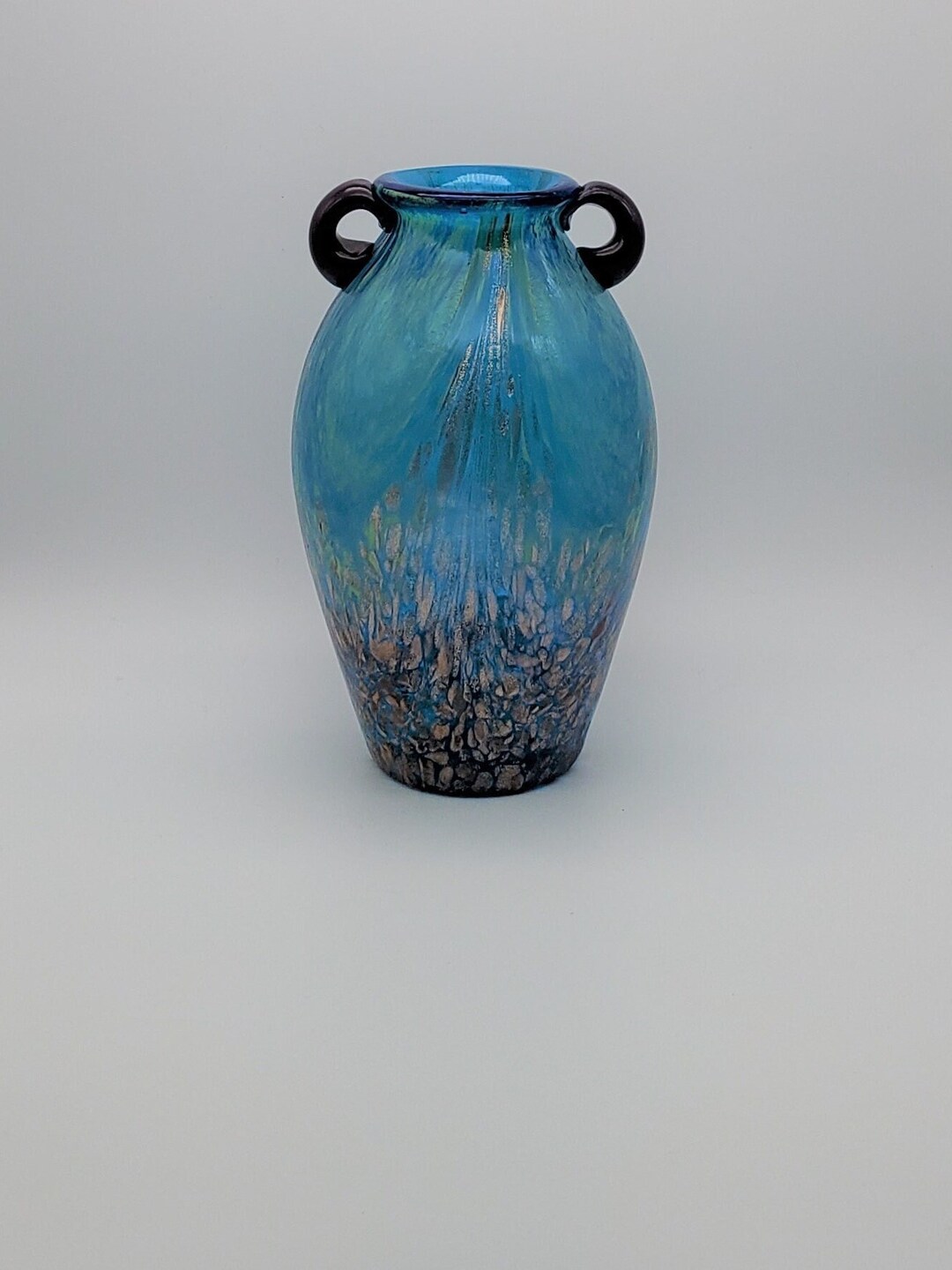 Dale Tiffany Amphora Favrile Studio Art Glass Vase Wedding Etsy
