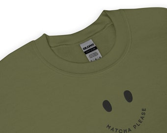 green tea statement sweatshirt