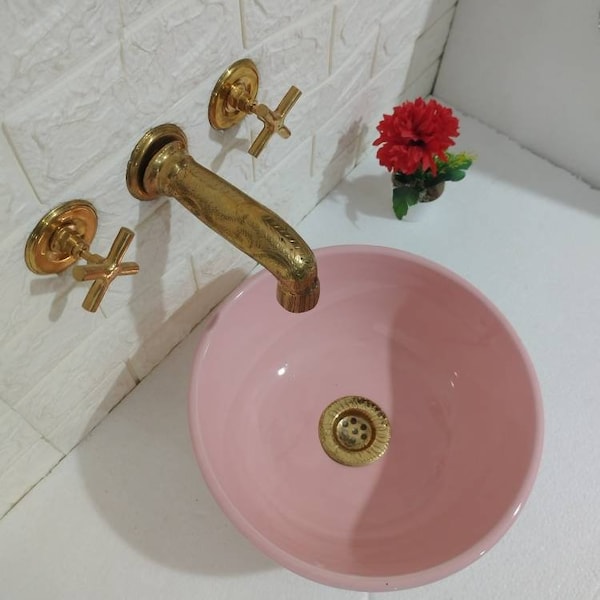 Moroccan ceramic sinks 100% handmade / Ceramic sink, bathroom washbasin, pottery sink