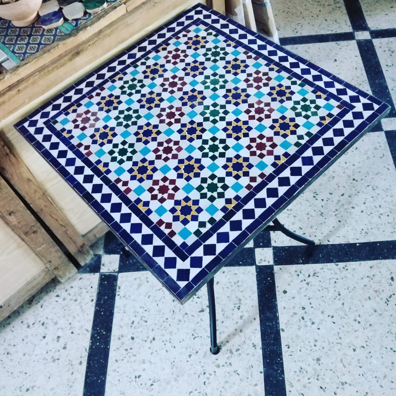 Mosaic Table Mosaic Garden Table Mosaic Kitchen Table Etsy