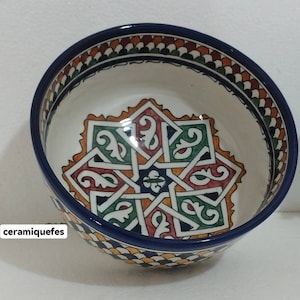 morocco dinnerware, salad bowl 100% handmade, Ceramics salad bowl