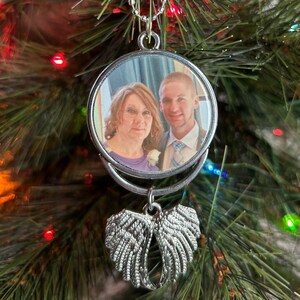 Angel Memorial Ornament, Remembrance Ornament, Memorial Christmas Ornament, Sympathy Ornament, Custom Christmas Ornament