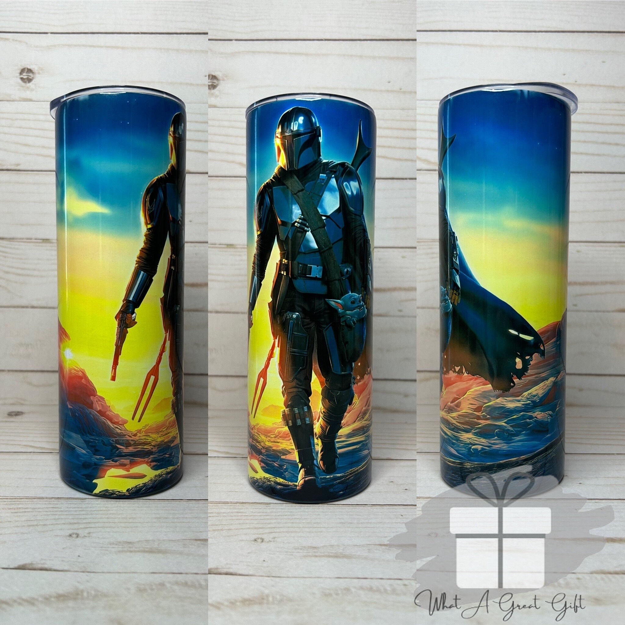 Stained glass Star Wars 20oz tumbler — Bearded Lady Co