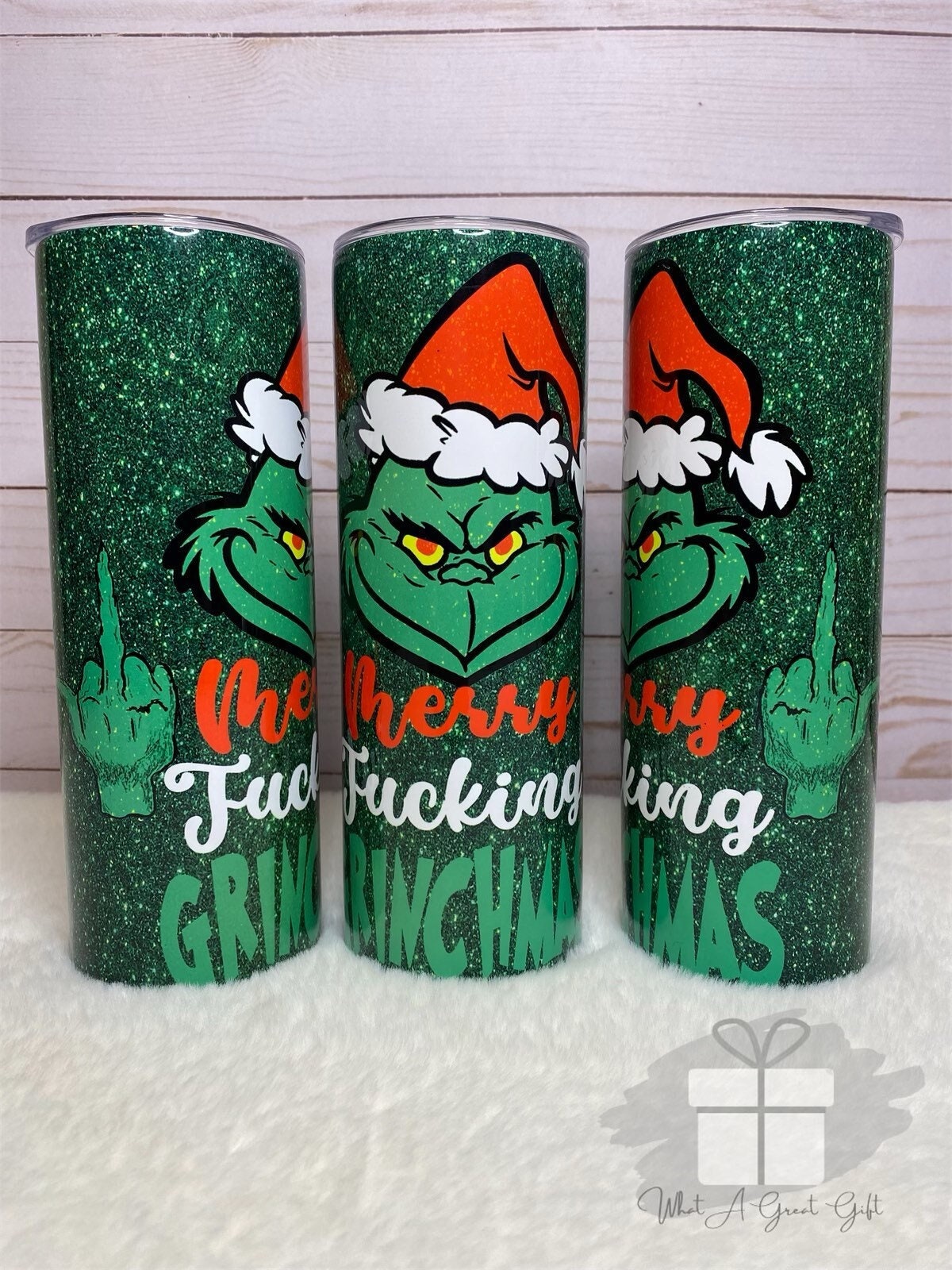 Grinch Collage Skinny Tumbler- Stainless – AwardmasterLafayette