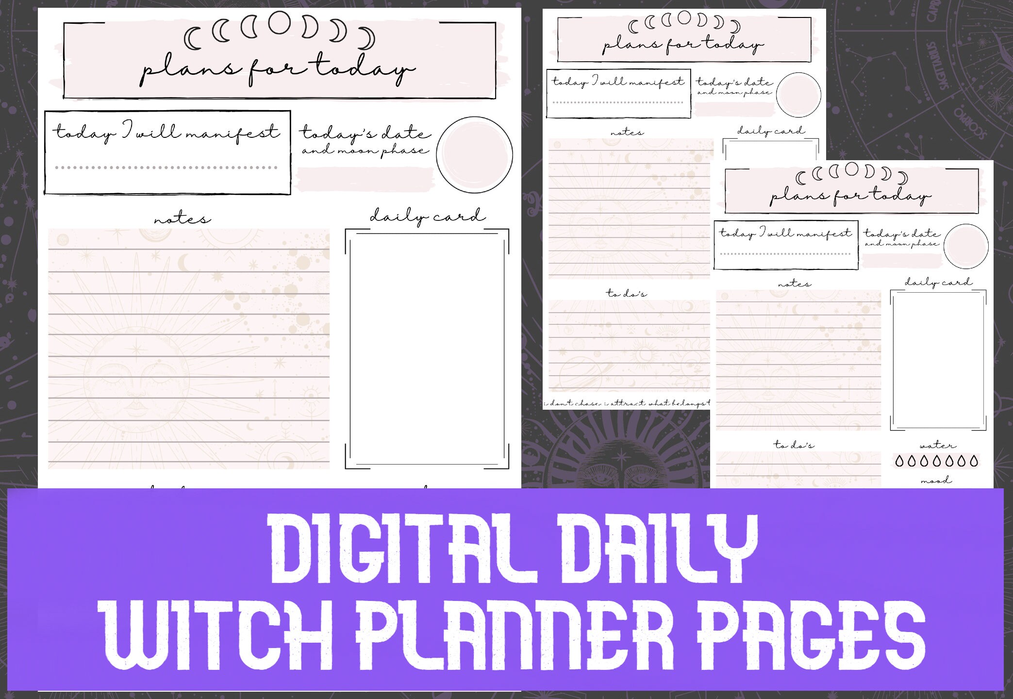 Witch's Planner Witch Printables Printable Witch - Etsy