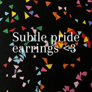 Subtle Pride Earrings