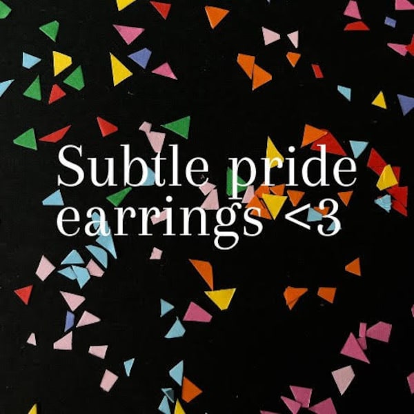 Subtle Pride Earrings