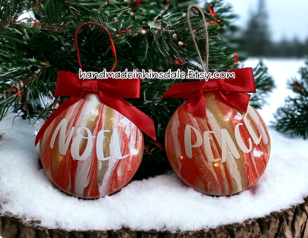 Noel and Peace Gift Set, Zen Ornament, Dutch Pour Multicolor, Value