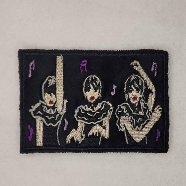 Wednesday - Ravens Dance  - Embroidered Sew-On / DIY Patch