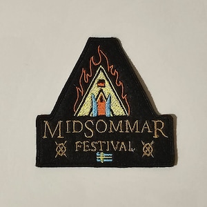 Midsommar Festival - Embroidered Sew-On / DIY Patch