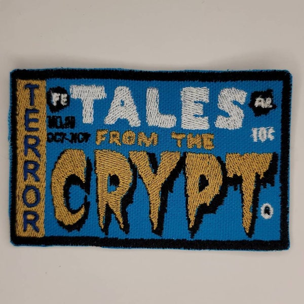 Tales From The Crypt - Embroidered Sew-On / DIY Patch