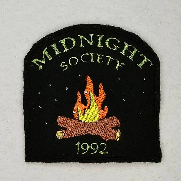 Midnight Society - Are You Afraid Of The Dark - 1992 Was The Series PRE, 1990 Was The Pilot - Gestickter Aufnäher zum Aufnähen