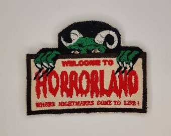 Welcome To Horrorland - Embroidered Sew-On / DIY Patch