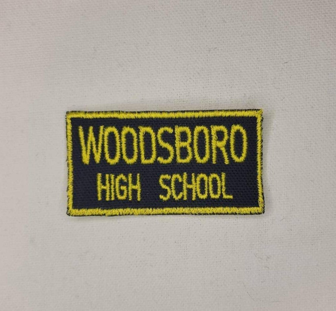 Woodsboro High School Embroidered Sewon / DIY Patch Etsy