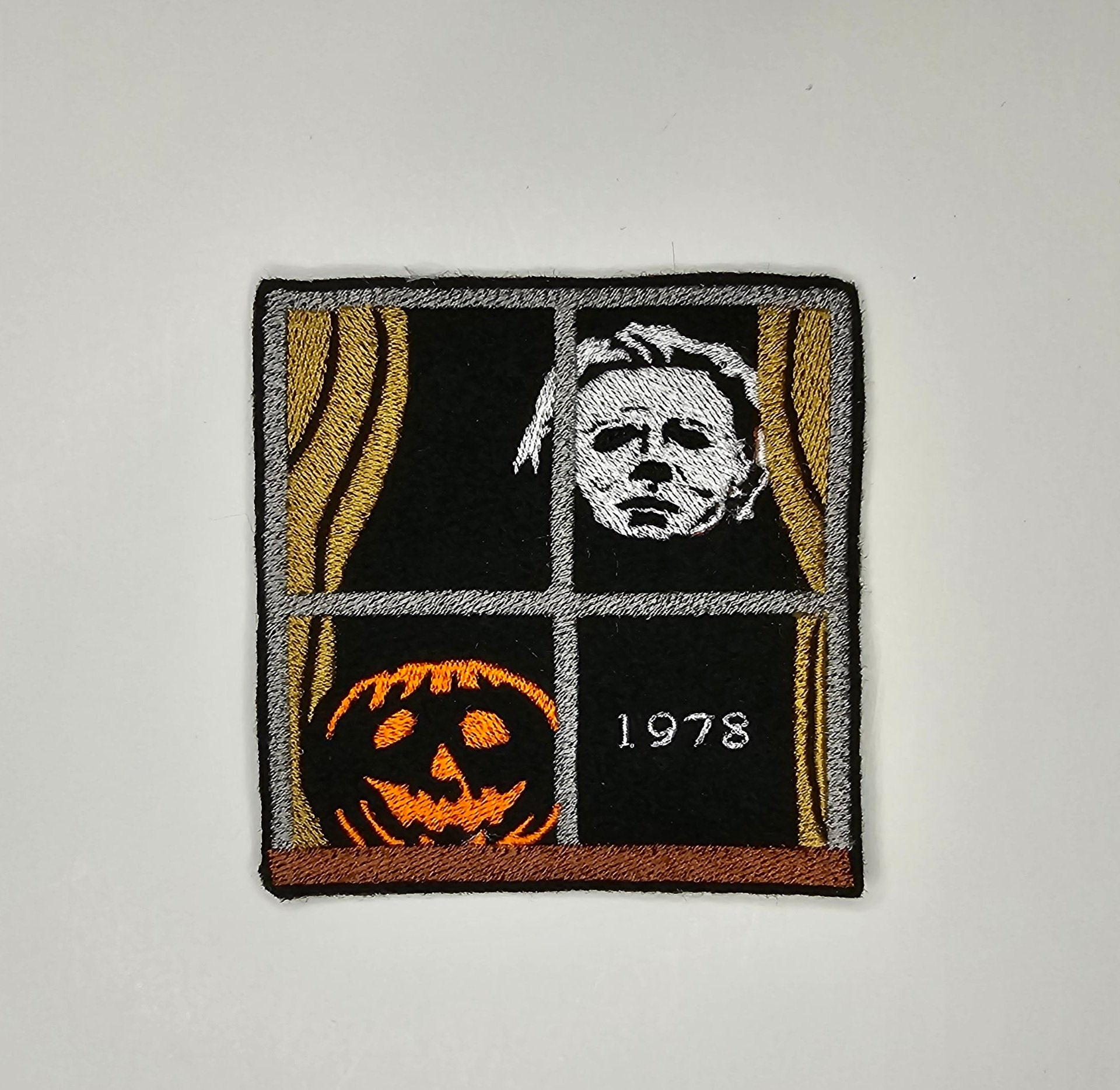 ➤ Iron on Patch Myers Halloween  Large iron on patch for jacket – Freaky  Shop World USA - iron on Patches and Pins