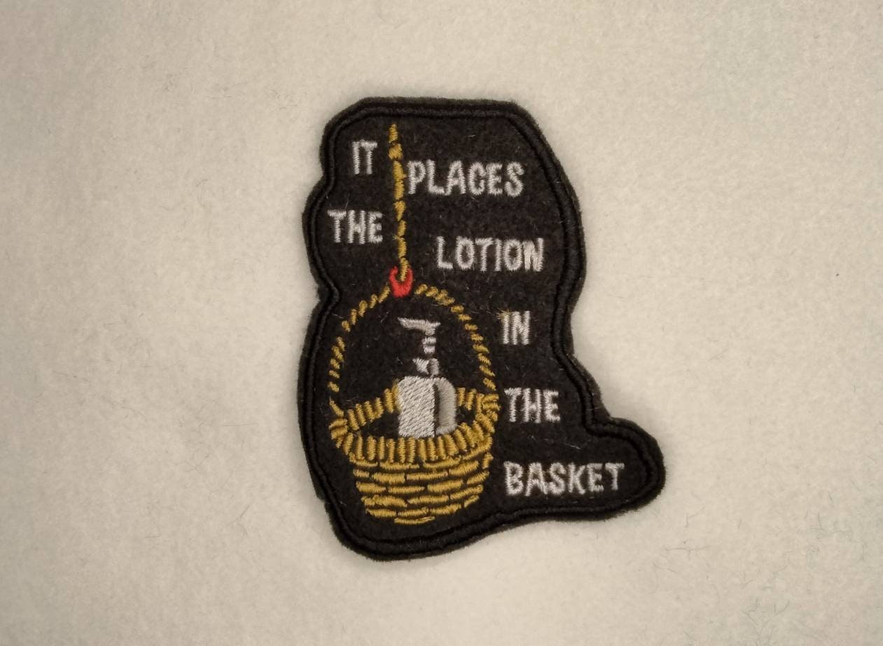The Silence of the Lambs Hannibal Lecter Inmate Number B5160-8 Patch  Embroidered Iron on Sew Badge DIY Prop Costume Clarice Buffalo Bill Red 