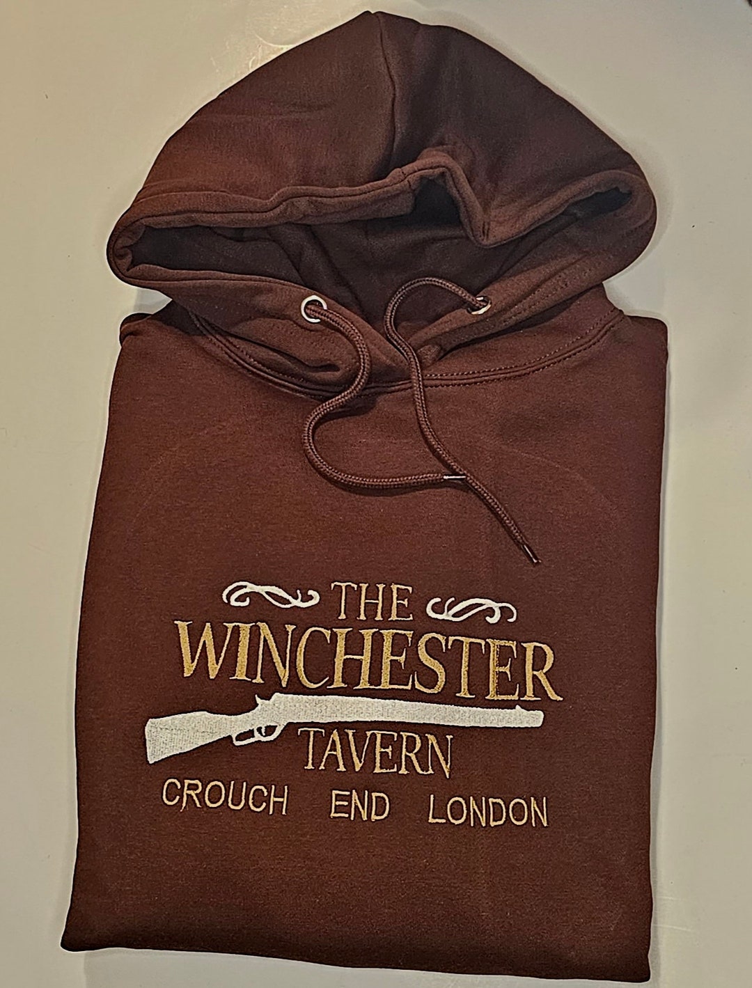 The Winchester Tavern Shaun of the Dead Embroidered Hoodie Etsy