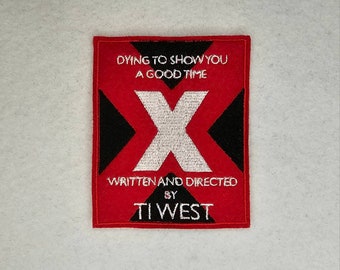 X - Ti West - Embroidered Sew-On / DIY Patch