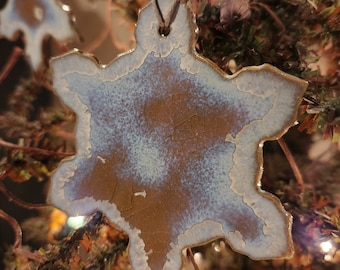 Frosted Snowflake Ornament