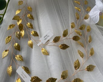 Fashion Bridal, bridesmaids, wedding Gold leaf Headbands Tiaras.