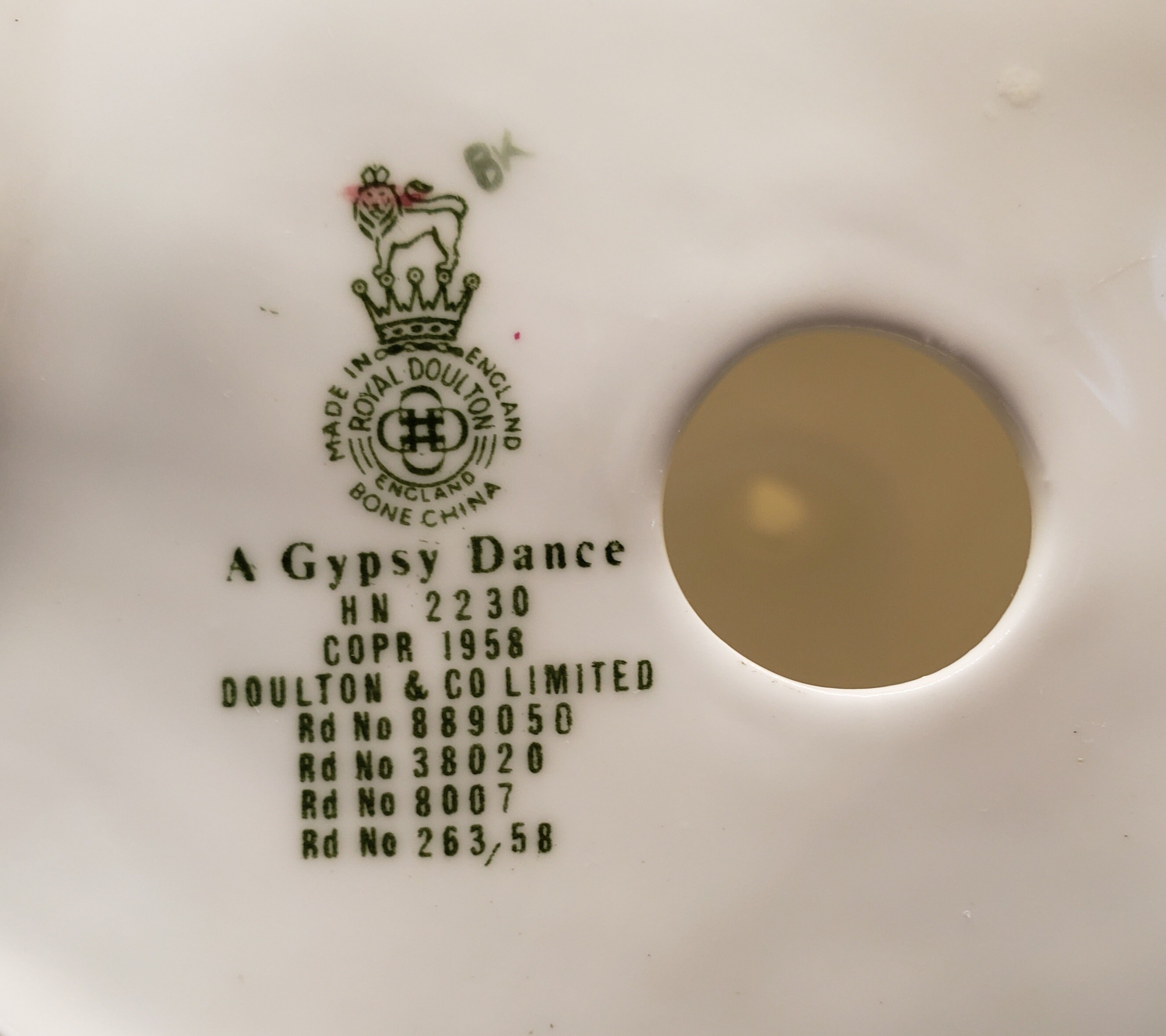 Royal Doulton A Gypsy Dance Etsy Canada