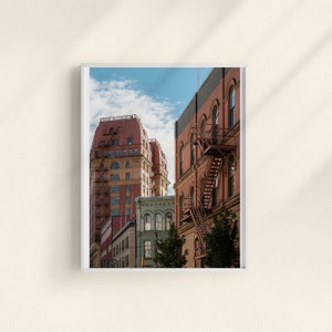 Vancouver Gastown Poster | City | Beautiful British Columbia | Wall Art | Photo Print | Canada |