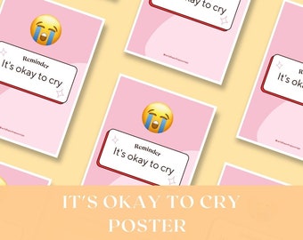 Póster de Está bien llorar