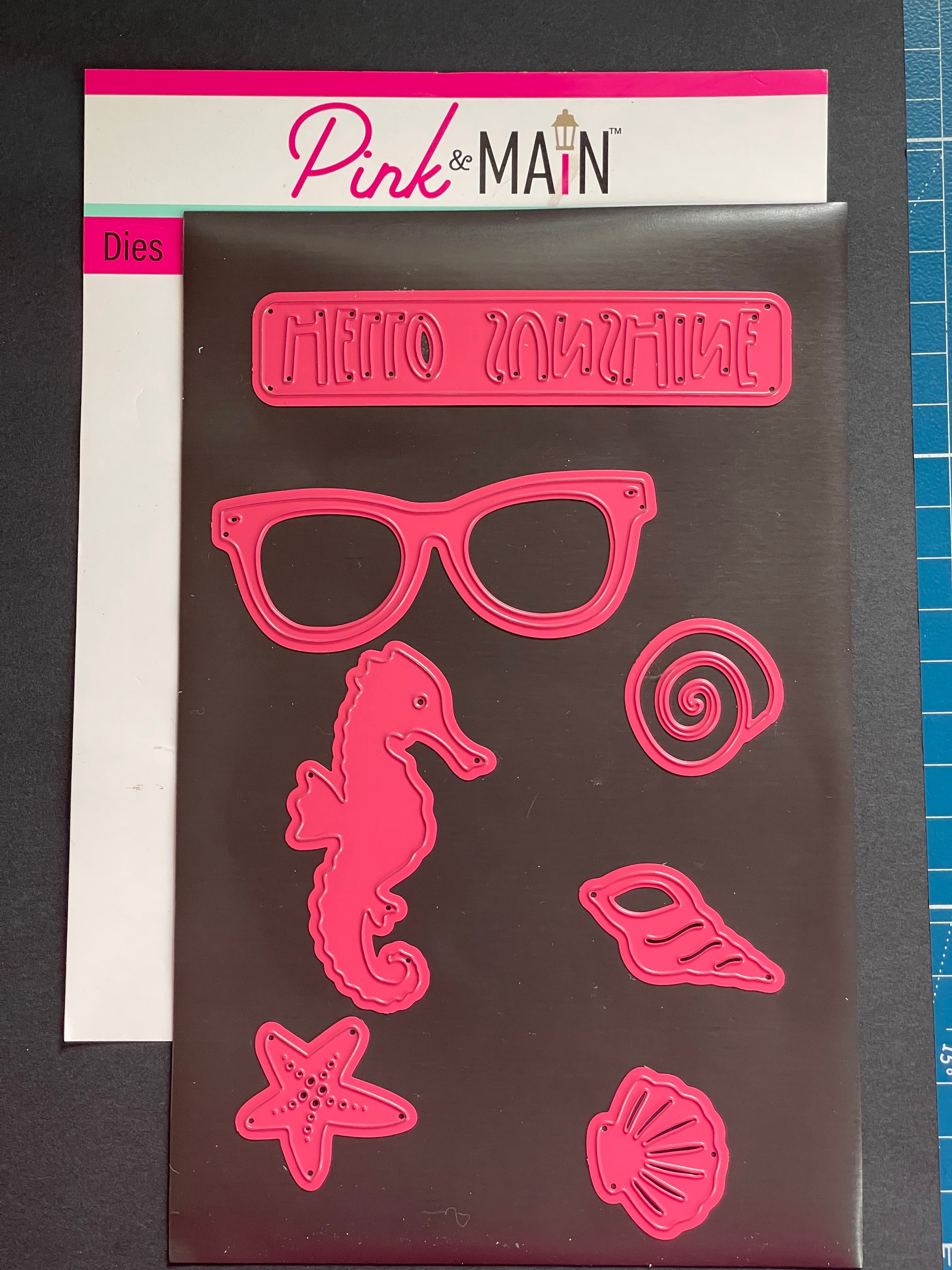 Pink and Main Vitamin Sea Die Set - Gently Used