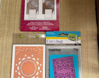 FROST FRAME snow CTFD4030 Crafts Too embossing Folders Cuttlebug Compatible 
