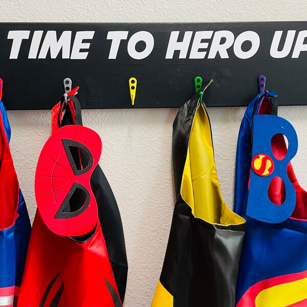 Superhero Wall Decor Etsy