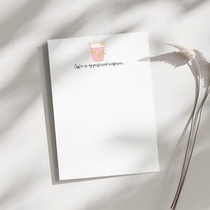 BCBA Post-its, Behavior Analyst Note Pads, Behavior Technician sticky pad, Gift for BCBA, Coffee ABA, Preferred Reinforcer aba