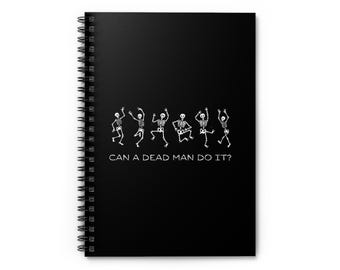 Dead Man Test Notebook, Spiral ABA Notebook, Halloween ABA Gift, Behavior Analysis Journal, Behavior Technician Notes, Funny ABA Gift