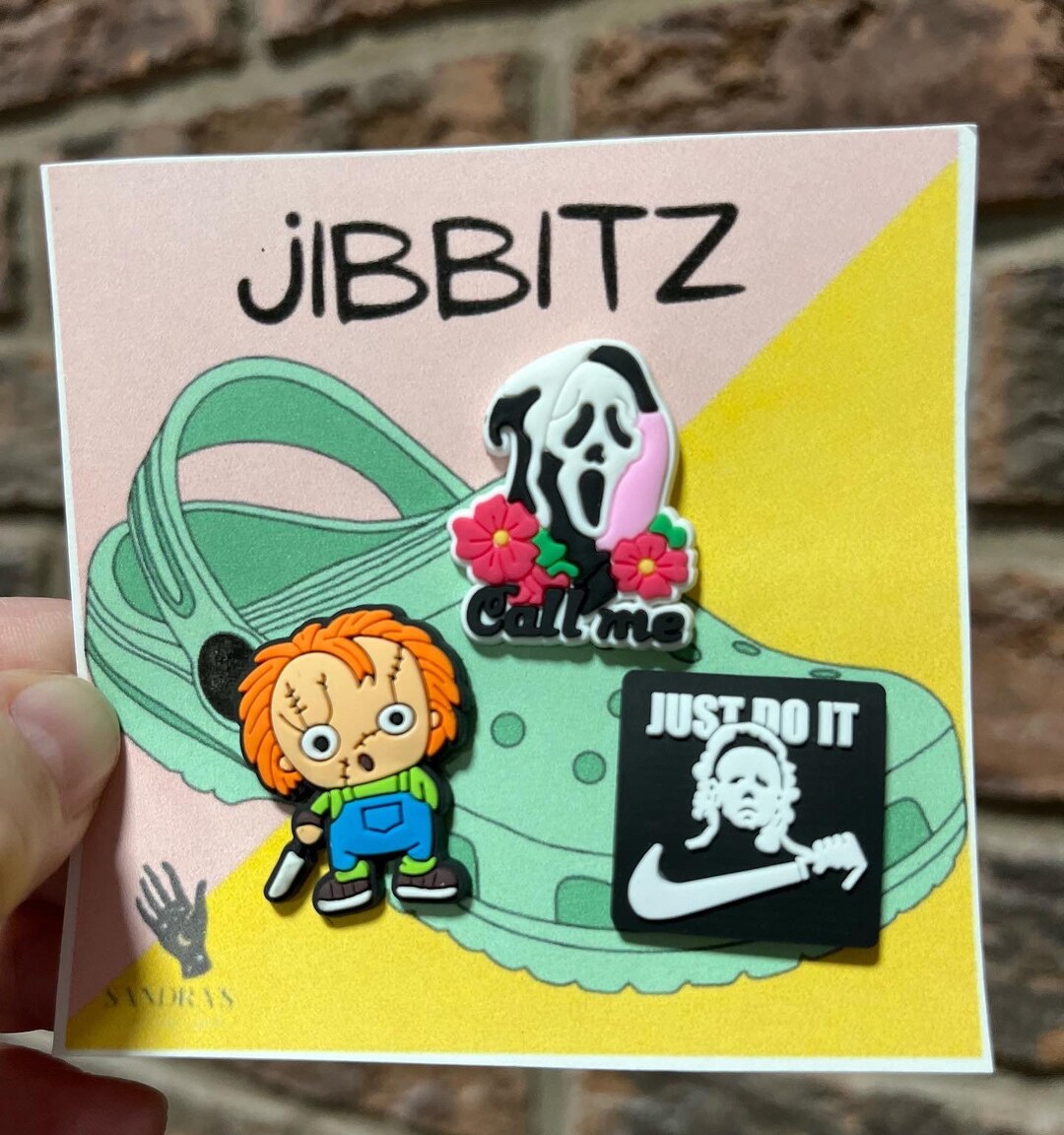 Scary Movies Jibbitz/3 Pc Horror Movies Croc Charms/croc Etsy